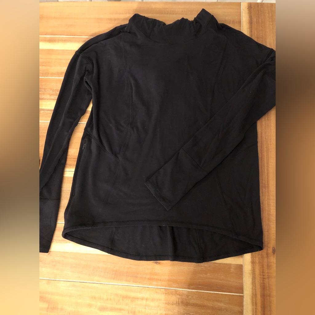Lululemon Black Running Sweatshirt